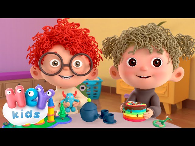 What can I make out of clay? | Fun Song for Kids | HeyKids Nursery Rhymes