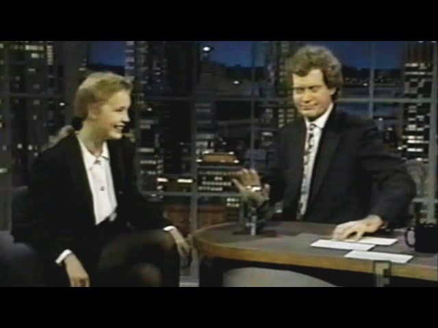 Miss USSR 1990 (Maria Kezha) on Late Night with Letterman