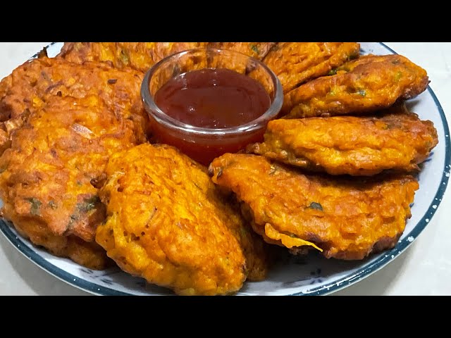 Spicy Curry Pumpkin Fritters….So Delicous you will want to make everyday 香辣咖喱南瓜煎饼
