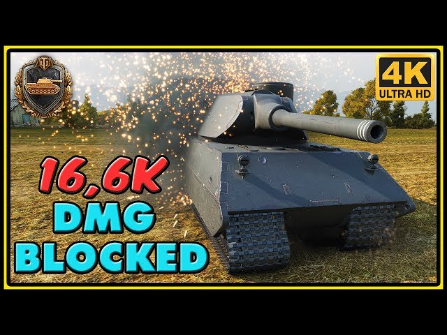 VK 100.01 (P) - 16,6K Damage Blocked - World of Tanks Gameplay