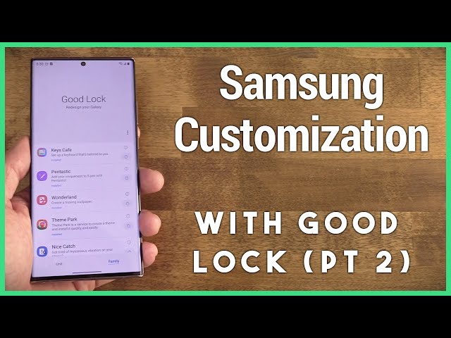 Samsung Good Lock (Part Two) - Galaxy Customization Continues on an Even Deeper Level