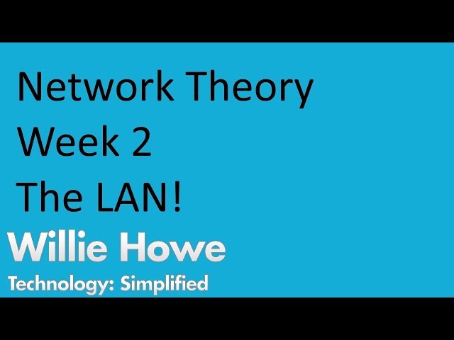 Network Theory Week 2 - Local Area Networks - LANS
