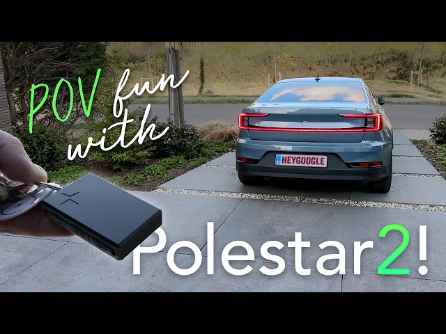 Polestar 2 (408 hp) - POV drive, Google test & walkaround