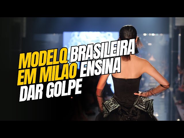 Modelo brasileira em Milão ensina a dar golpe