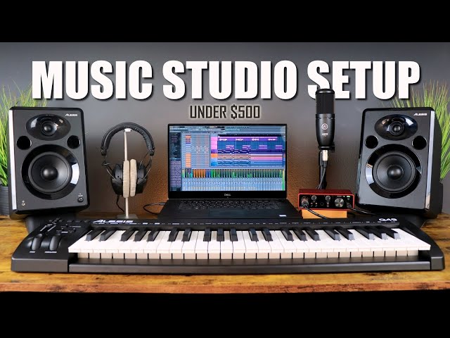 The PERFECT Home Music Studio Setup Under $500 (For Beginners) - Home Music Studio Low Budget 2021