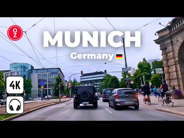 MUNICH - Germany 🇩🇪 4K Driving Tour 2023 in the City Center