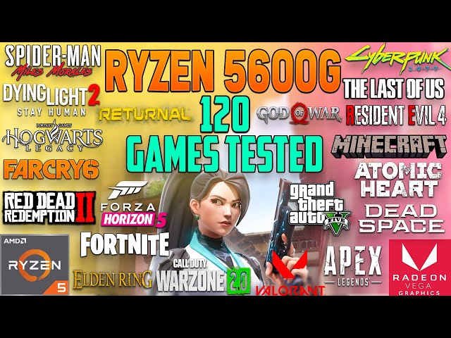 Ryzen 5 5600G Vega 7: Test in 120 Games in 2023 (Without GPU)