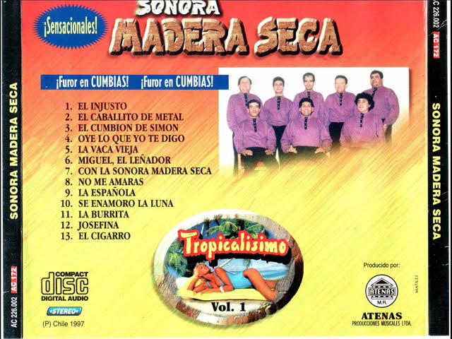 Sonora Madera Seca ( Furor En Cumbias ) 1997 Vol 1.-