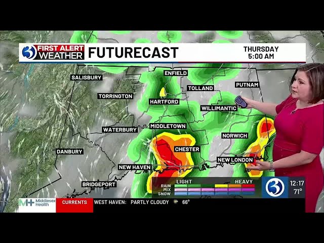 FORECAST: Meteorologist Jill Gilardi has your Tuesday NOON forecast