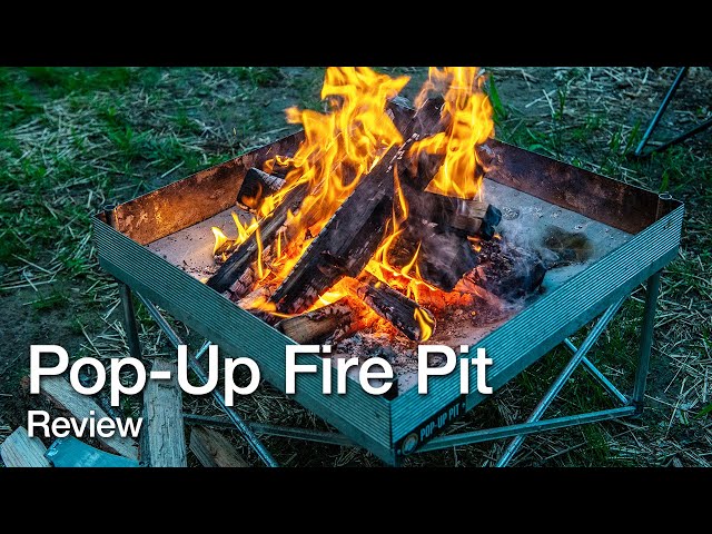 Campfire Defender Pop-Up Firepit Review - Never use a fire ring again!