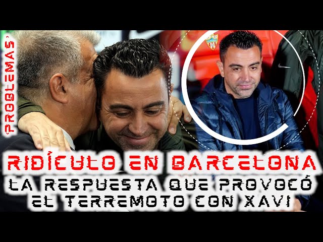 💥¡RIDÍCULO MUNDIAL!💥 La RESPUESTA de #XAVI que #LAPORTA usará para ECHARLO del #BARCELONA 🤯