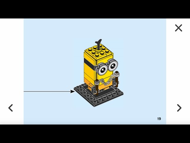 LEGO Minions The Rise of Gru - Belle Bottom, Kevin and Bob BrickHeadz 40421 Building Instructions