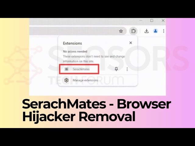SerachMates Ads Virus - How to Remove It [5 Min]