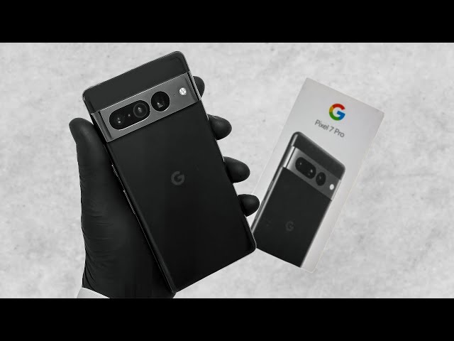 Pure ASMR Unboxing - Google Pixel 7 Pro Obsidian (Black) + Gameplay!