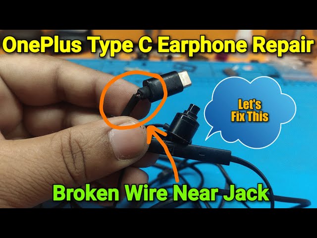 OnePlus Type C Earphone Broken Jack Repair | One Side Not Working Solved