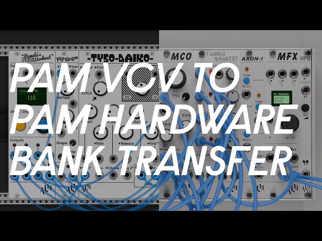 Bank Transfer Between VCV Pamela's PRO Workout & Hardware