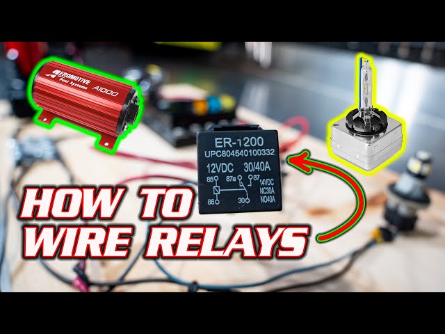 How To Wire a Relay and Why Do It? Lights, Fuel Pumps, Electric Fans...