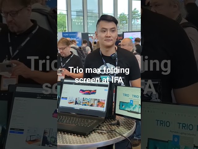 Trio max folding screen at IFA Berlin