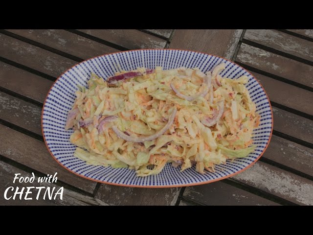 How to make delicious crunchy Coleslaw at home - Food with Chetna