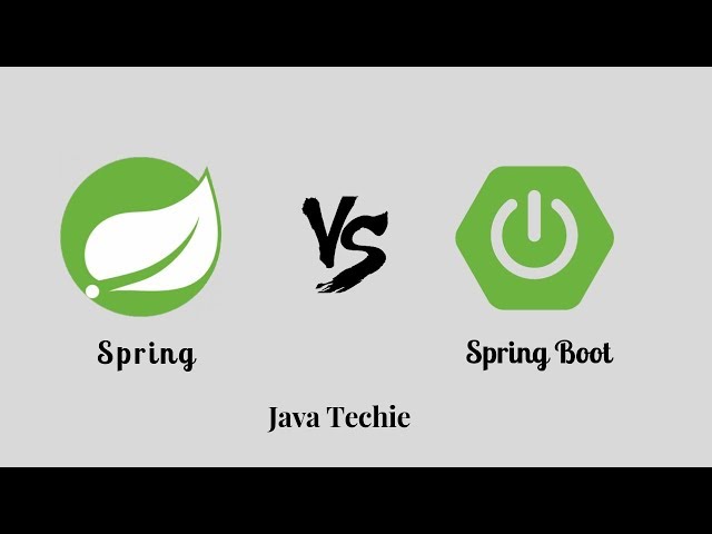 Spring Vs Spring Boot - Difference | Example | Java Techie