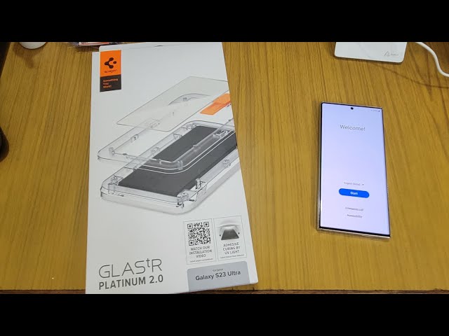 Spigen Samsung Galaxy S23 Ultra Tempered Glass Screen Protector