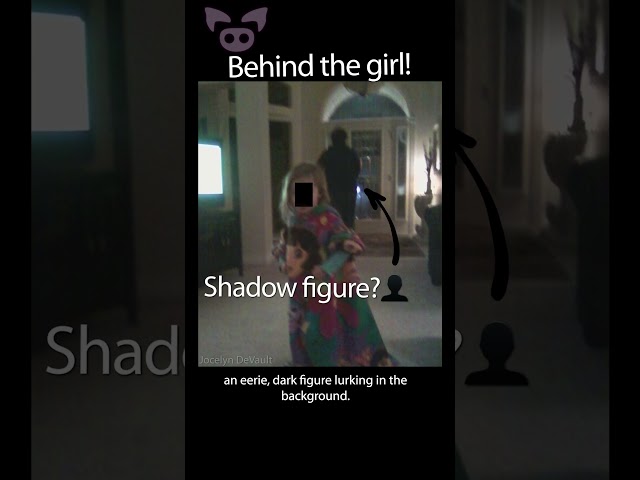 Creepy Photo Reveals Shadow Figure! Or Ghost? 👤📷👻 #Shorts