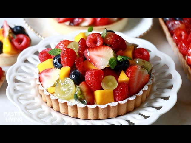 How To Make AMAZING Fruit Tart From Scratch