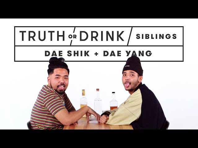 Brothers Play Truth or Drink (Dae Shik & Young Dae) | Truth or Drink | Cut