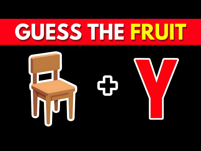 Can You Guess The FRUIT by emojis? 🍉🍎 | Emoji Quiz