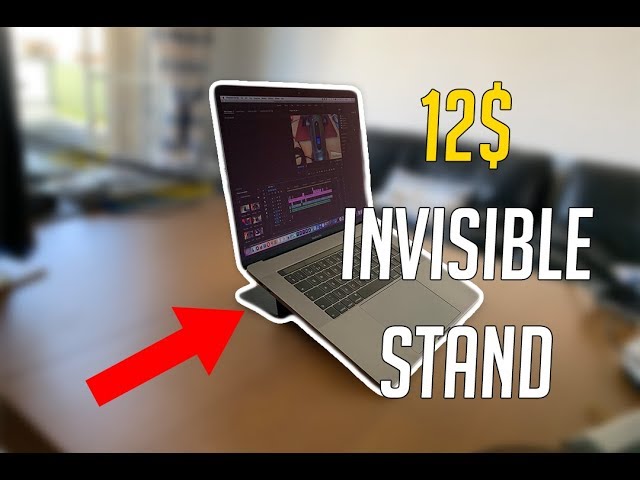 The "Invisible"  Adjustable Stand For Your Laptop