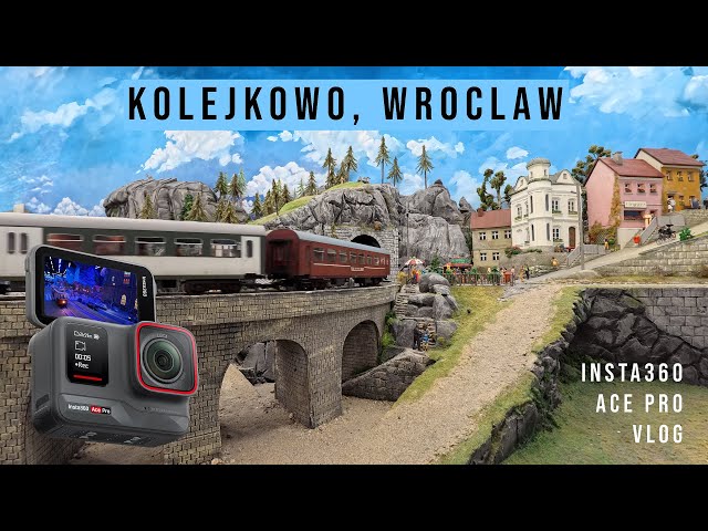 Insta360 Ace Pro Vlog - Kolejkowo Wroclaw (Miniature World)