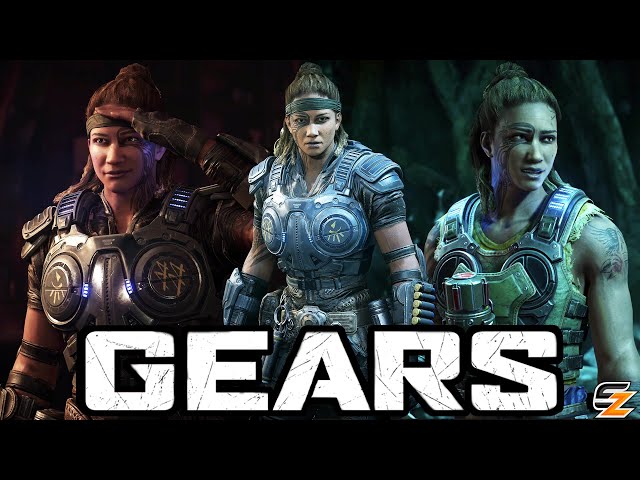 Gears of War Story Lore - All LAHNI KALISO Cutscenes So Far! (Gears Cutscenes Movie)