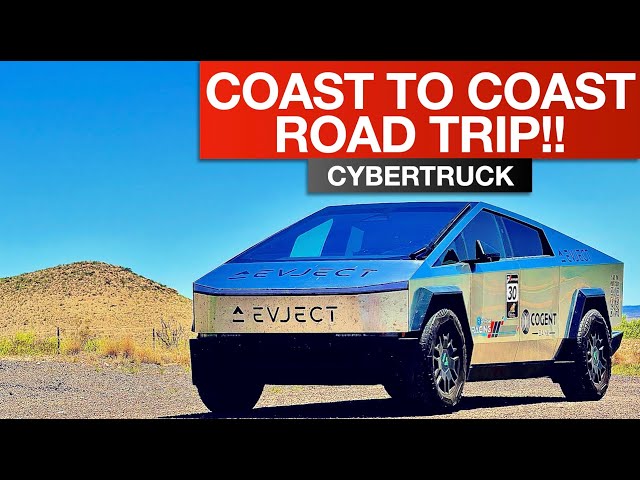 Tesla Cybertruck Cross Country Road Trip 2,500 Miles!!