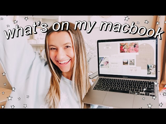 WHAT'S ON MY M1 MACBOOK AIR | aesthetic cases/accessories + how to get the best use out of your mac!
