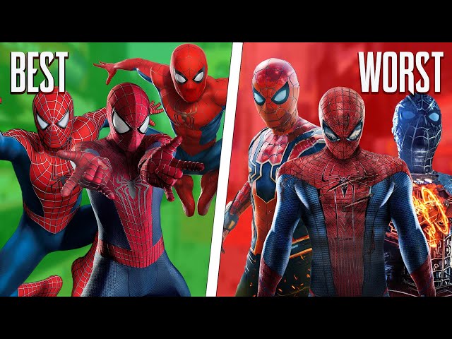 Ranking EVERY Live-Action Spider-Man Suit From WORST To BEST