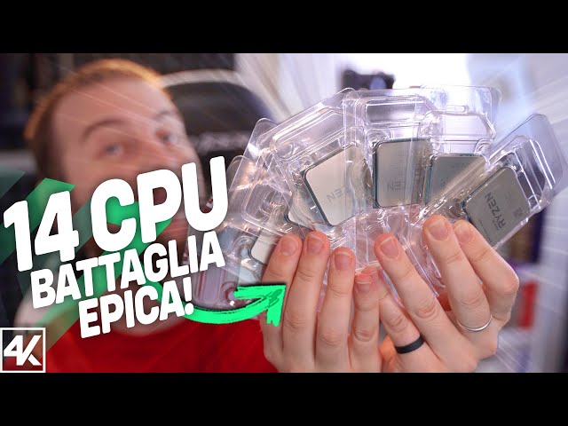 TUTTE LE NOSTRE 14 CPU IN TEST | BATTAGLIA EPICA!