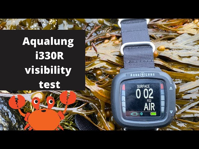Aqualung i330R Visibility test￼