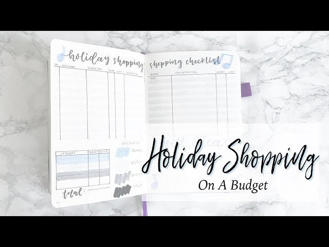 Black Friday Shopping Organization and Budget Christmas Shopping Checklist