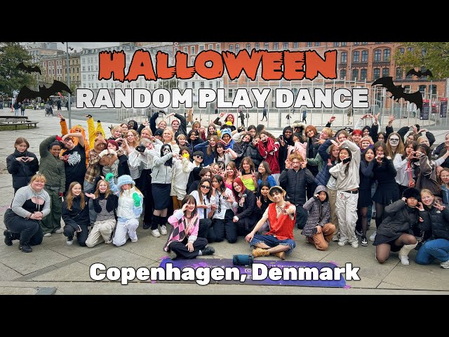 [KPOP IN PUBLIC] HALLOWEEN RANDOM PLAY DANCE 랜덤플레이댄스 In Copenhagen, Denmark 2023 | EUNOIA DANCE CREW