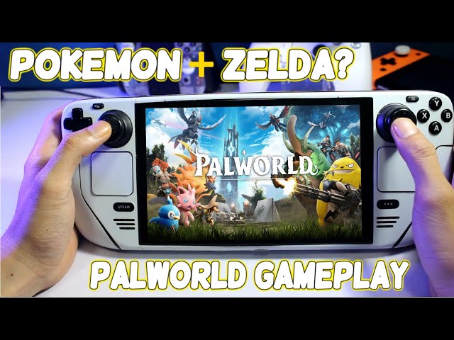 Palworld Steam Deck Gameplay Review | Banyak Orang Main Game Ni Sekarang!