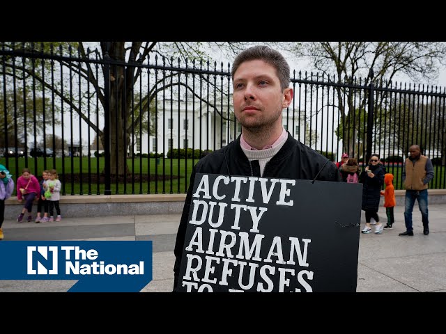 Active duty US airman begins hunger strike outside White House in support of Gaza