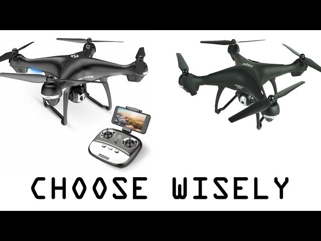 Holy Stone HS100G vs. SJRC S70W - One of these drones will cost you! - Half Chrome