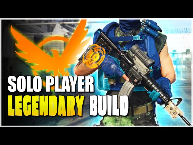One of the BEST SOLO PLAYER BUILDS for Legendary Missions in The Division 2...