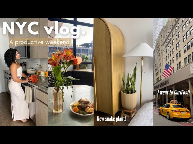 NYC Vlog | What I got on Amazon Prime Day, Princess Polly Haul, CurlFest