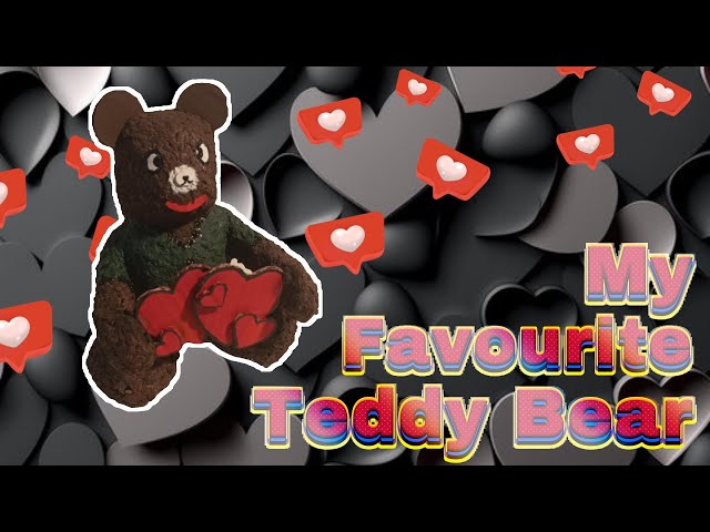 My Favourite Teddy Bear DIY Lovely Art Idea - Amorevole Orsacchiotto Tutorial - Idea Regalo