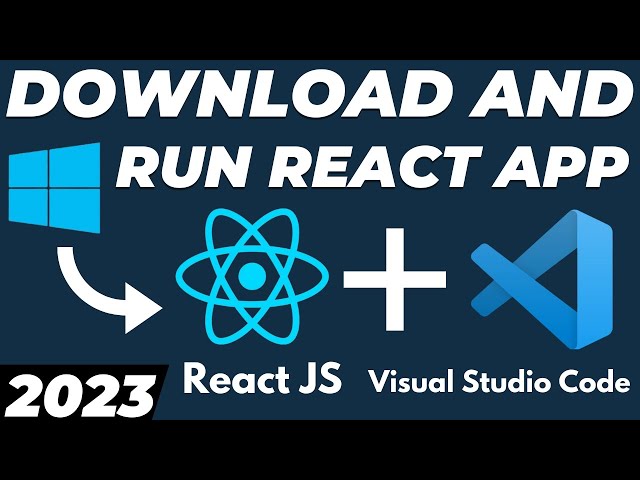 How to run React JS app in Visual studio code tutorial | Download and install react in VS Code 2024