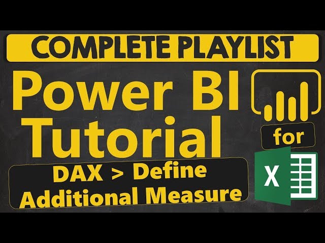 Power BI Tutorial for Beginners: DAX. Define Additional Measure (1.4.3)