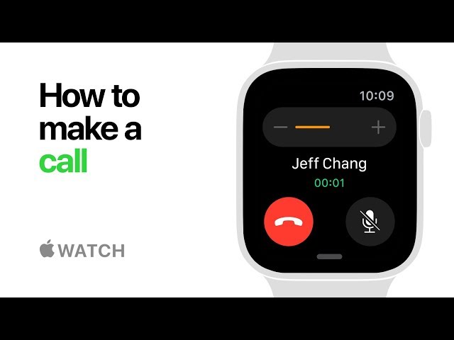 Apple Watch Series 4 — How to Make a Call — Apple