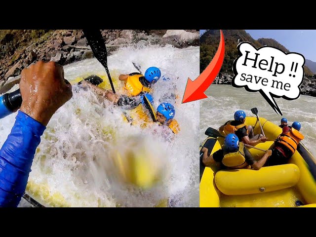 Rishikesh Rafting Accident | My Friend almost DIED ! Full Video | DO's & DONT's during Rafting