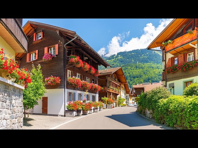 Brienz 4K - A Swiss Village Walking Tour in Enchanting Switzerland - The Hidden Swiss Fairytale